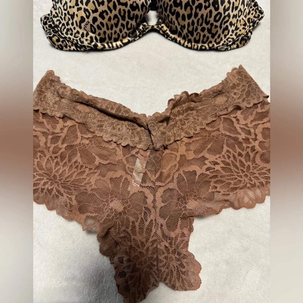Victorias Secret PINK Leopard Vintage Set
